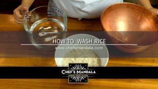 HOW TO WASH RICE