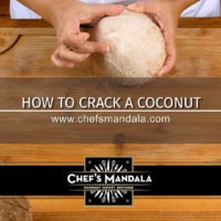 How to crack a cocunut