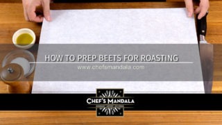 HOW TO PREP BEETS FOR ROASTING