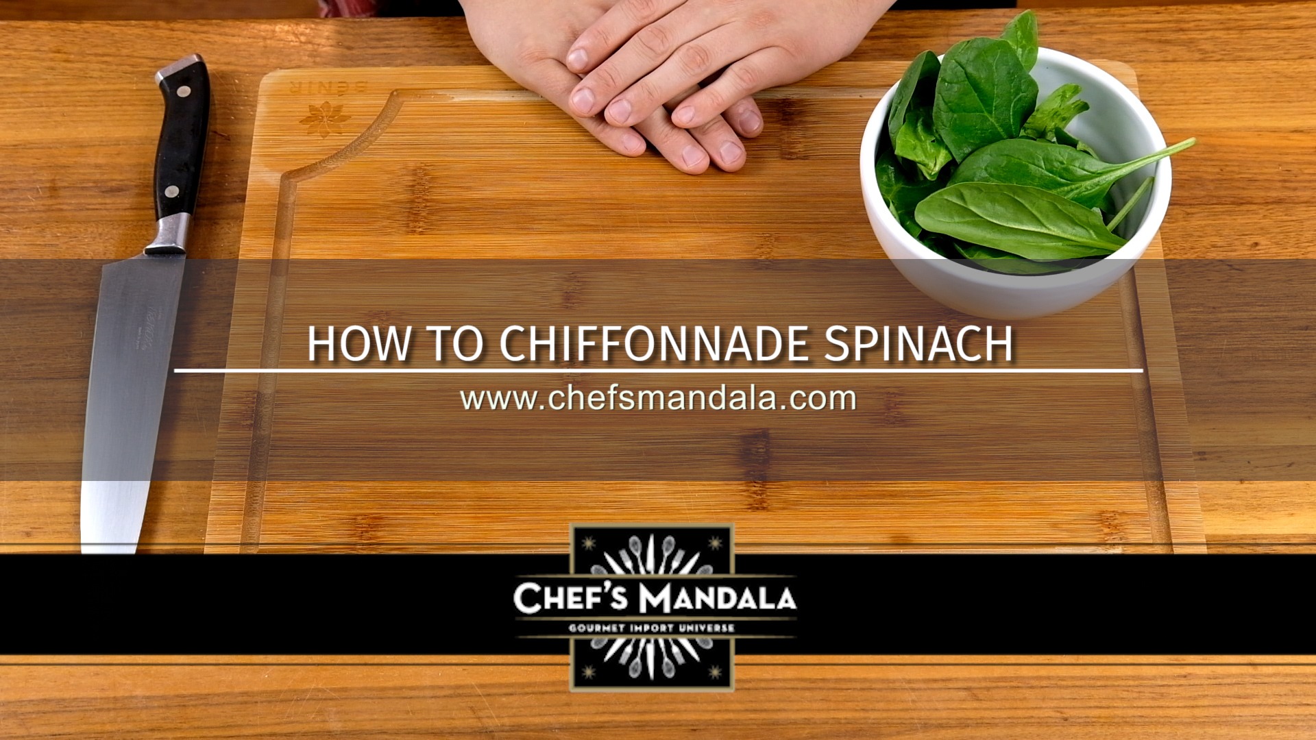 HOW TO CHIFONNADE SPINACH