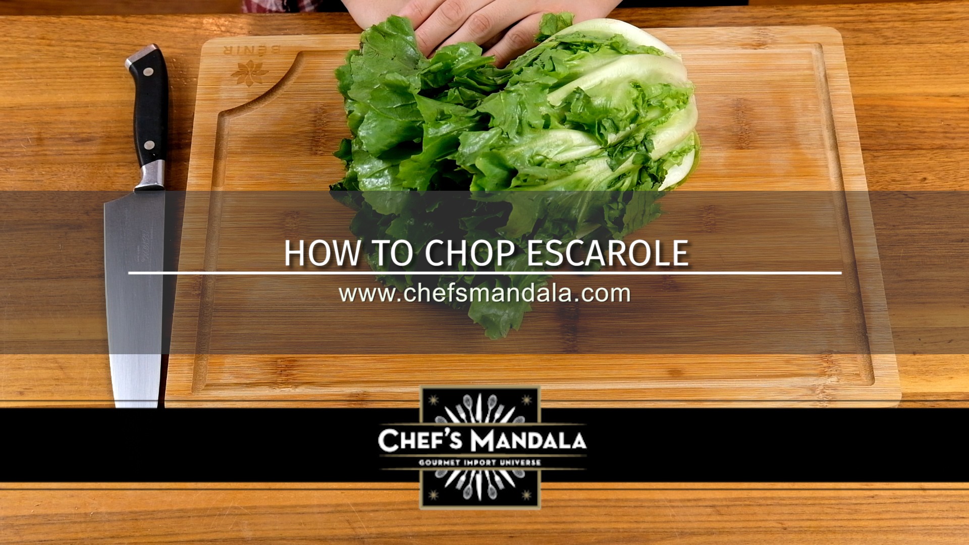 HOW TO CHOP ESCAROLE
