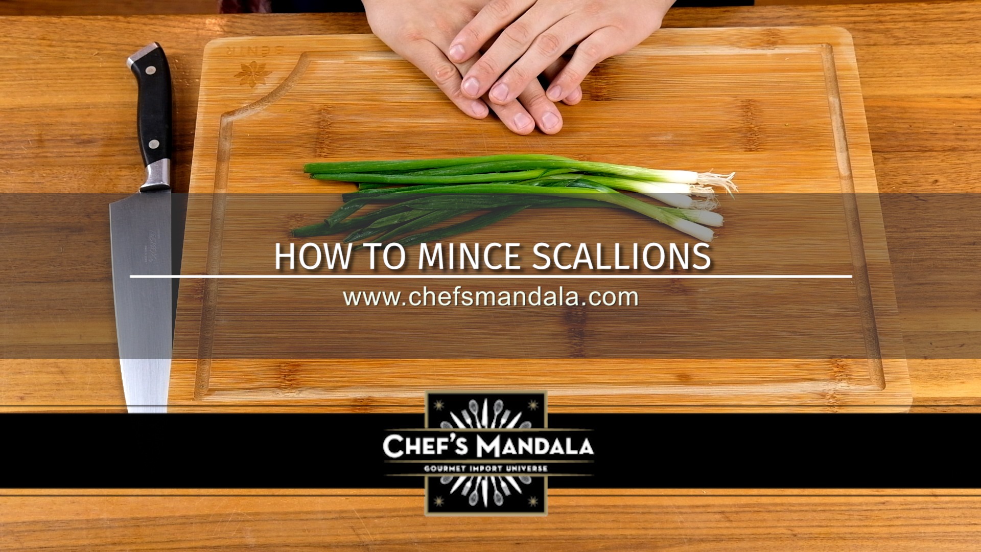 HOW TO MINCE SCALLIONS