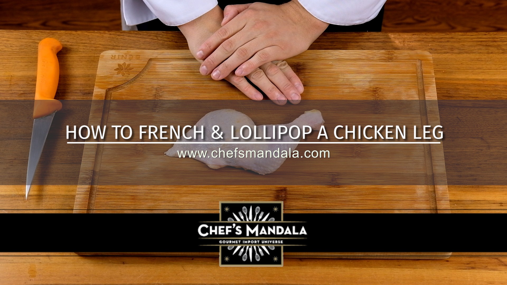 How to French and lollipop a chicken leg