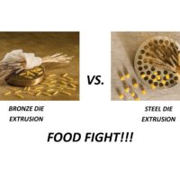 Bronze vs Steel Die