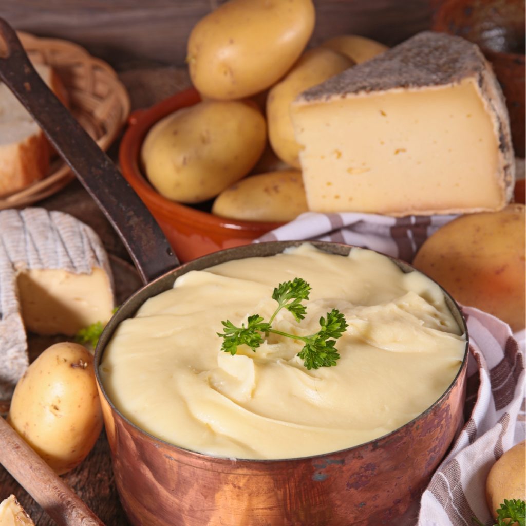 Aligot: Starch, cream, butter and cheese. What could be better? - Chef ...
