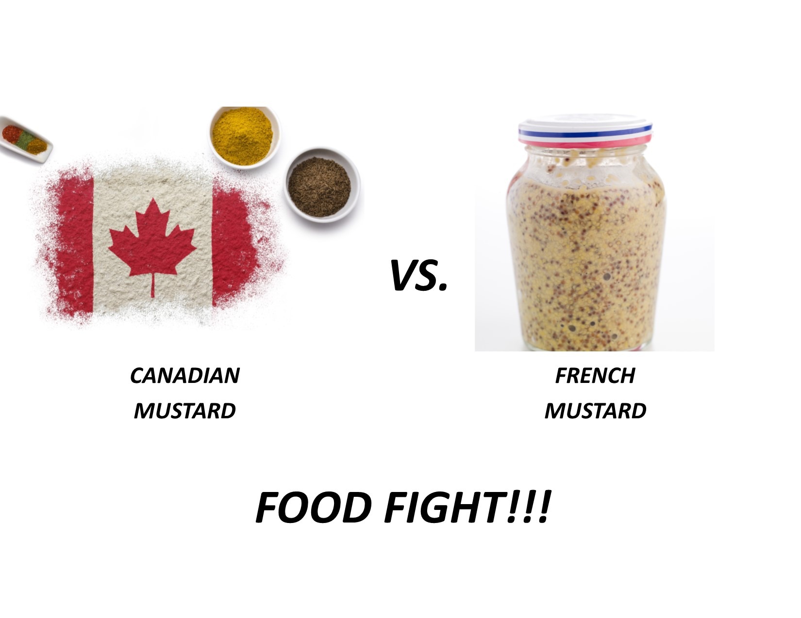Canadian vs French Mustard