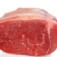 outside round steak, beef