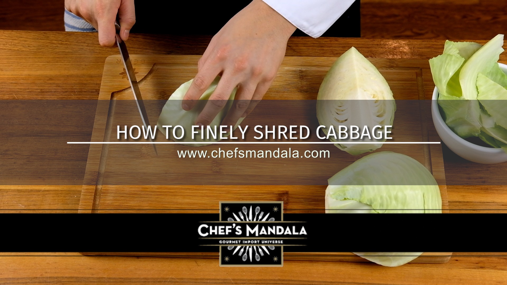 HOW TO FINELY SHRED CABBAGE