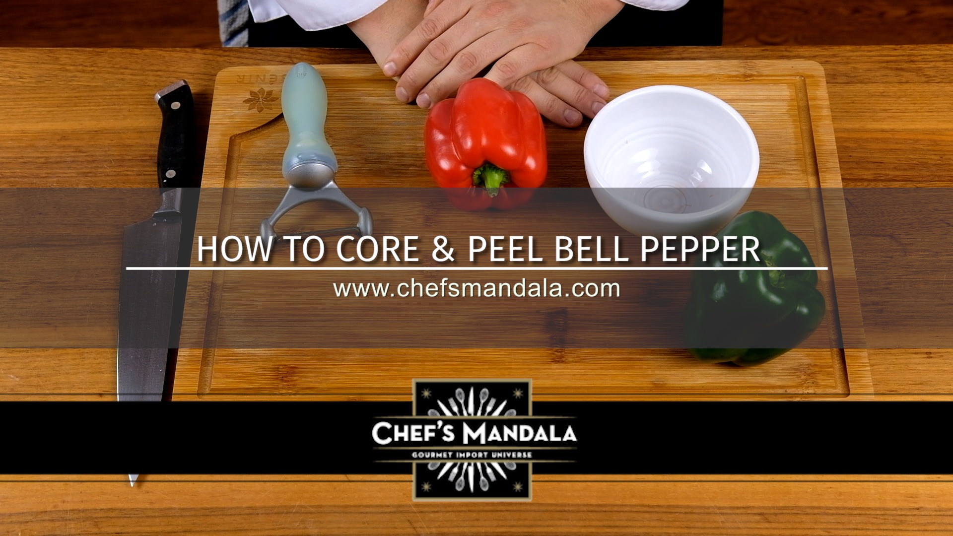HOW TO CORE & PEEL BELL PEPPER