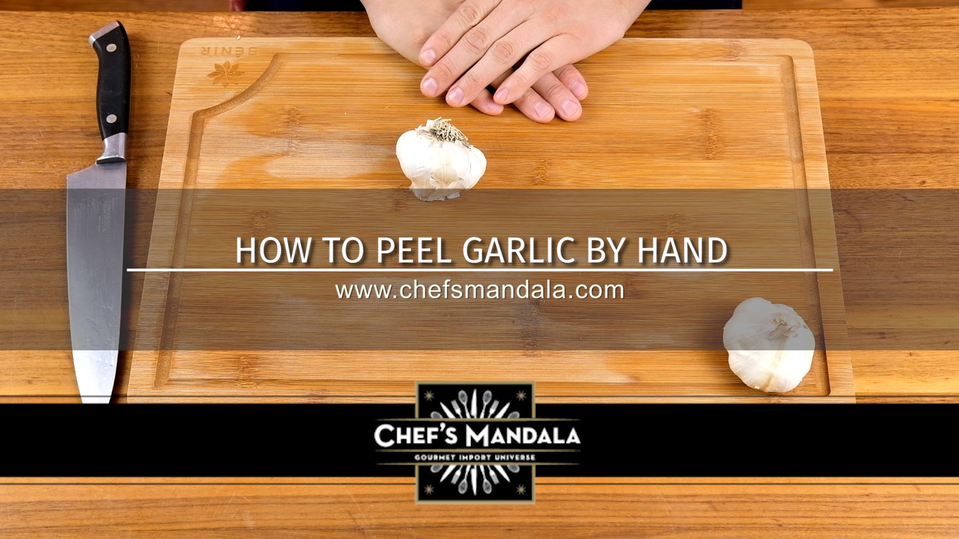 HOW TO PEEL GARLIC BY HAND