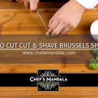HOW TO CUT & SHAVE BRUSSELS SPROUTS