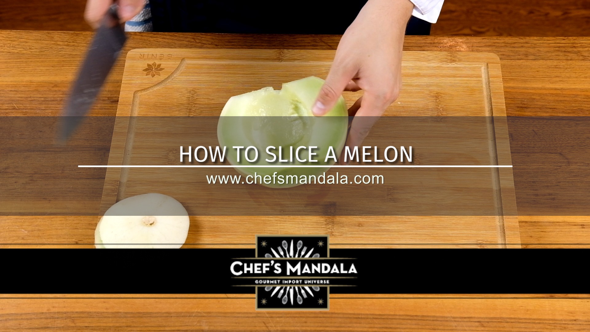 How to slice a melon