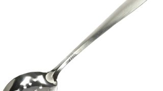 steel slotted spoon